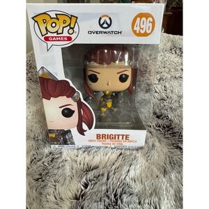 Funko Pop Overwatch Brigitte 496 Vinyl‎ Figure New